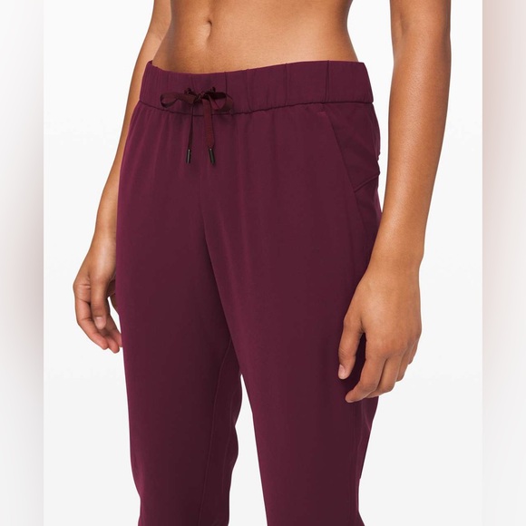 LULULEMON On The Fly Jogger Dark Adobe Pants Size 6 - Picture 2 of 12